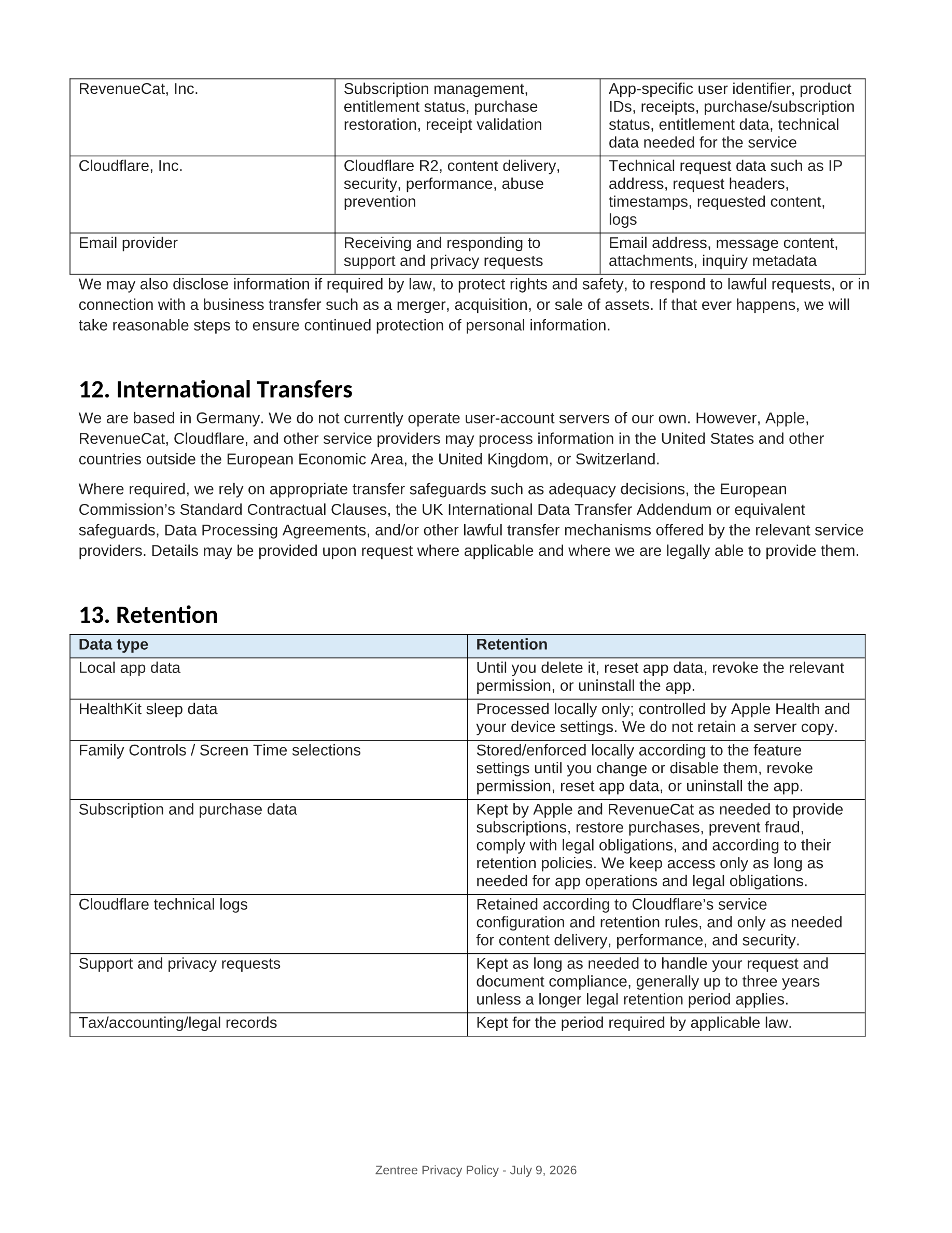 Privacy Policy — page 6